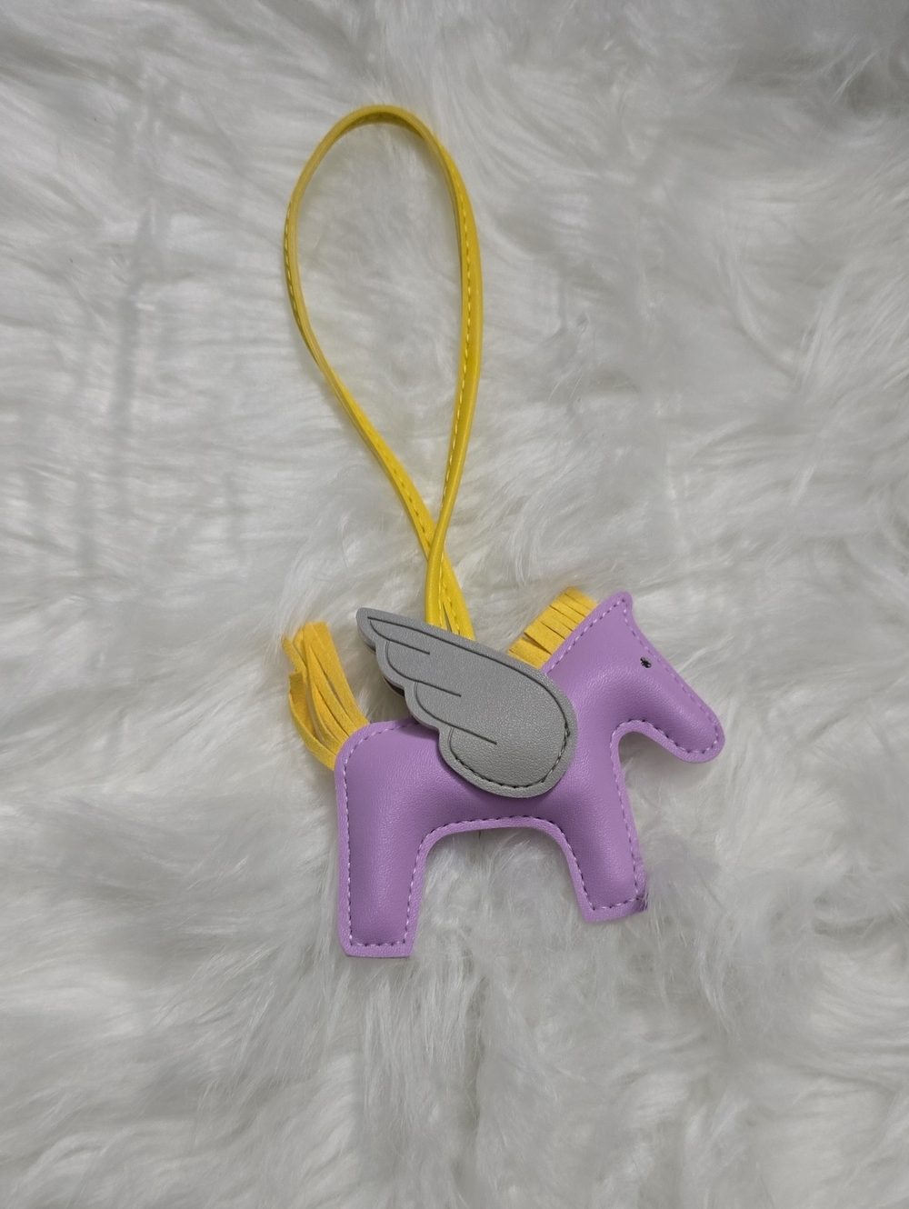 Purple Pony Bag Charm